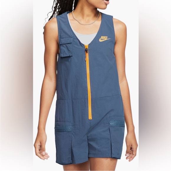 Nike Pants - Nike Sportswear Icon clash romper S